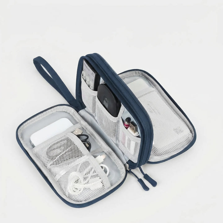 Cablivo - Double-Layer Travel Cable Organizer Pouch