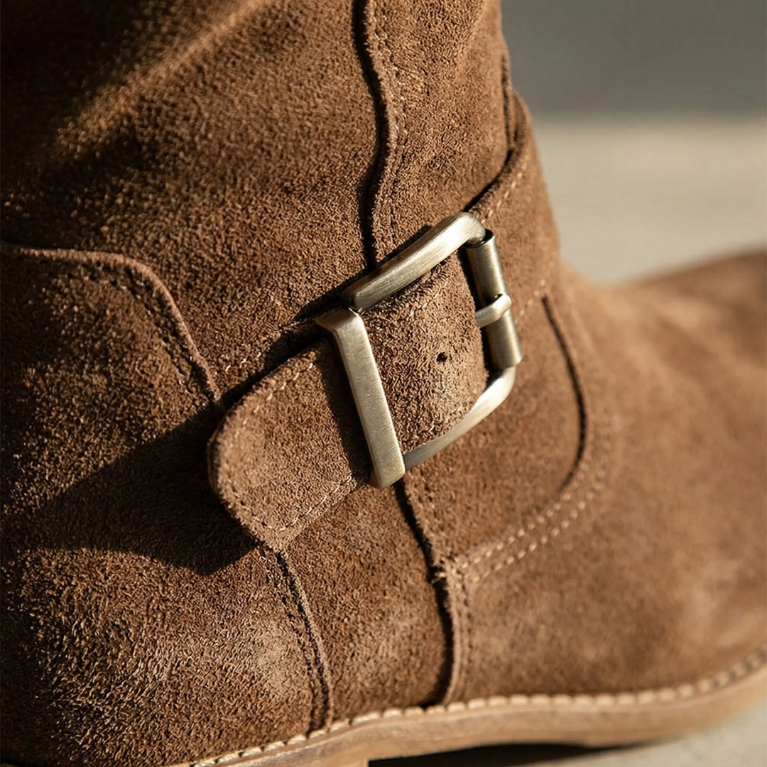 Caldera - Knee-High Slip-On Suede-Look Boot