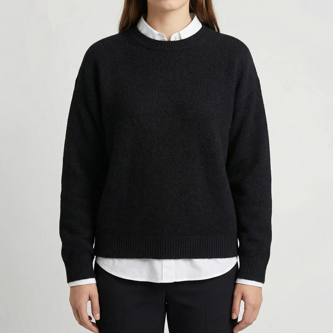 Calmette - Crew Neck Long-Sleeve Sweater