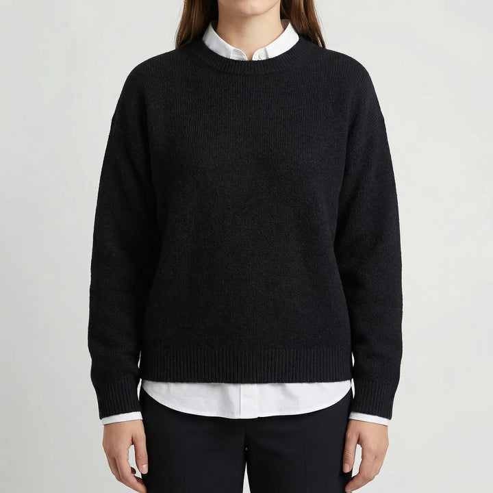 Calmette - Crew Neck Long-Sleeve Sweater
