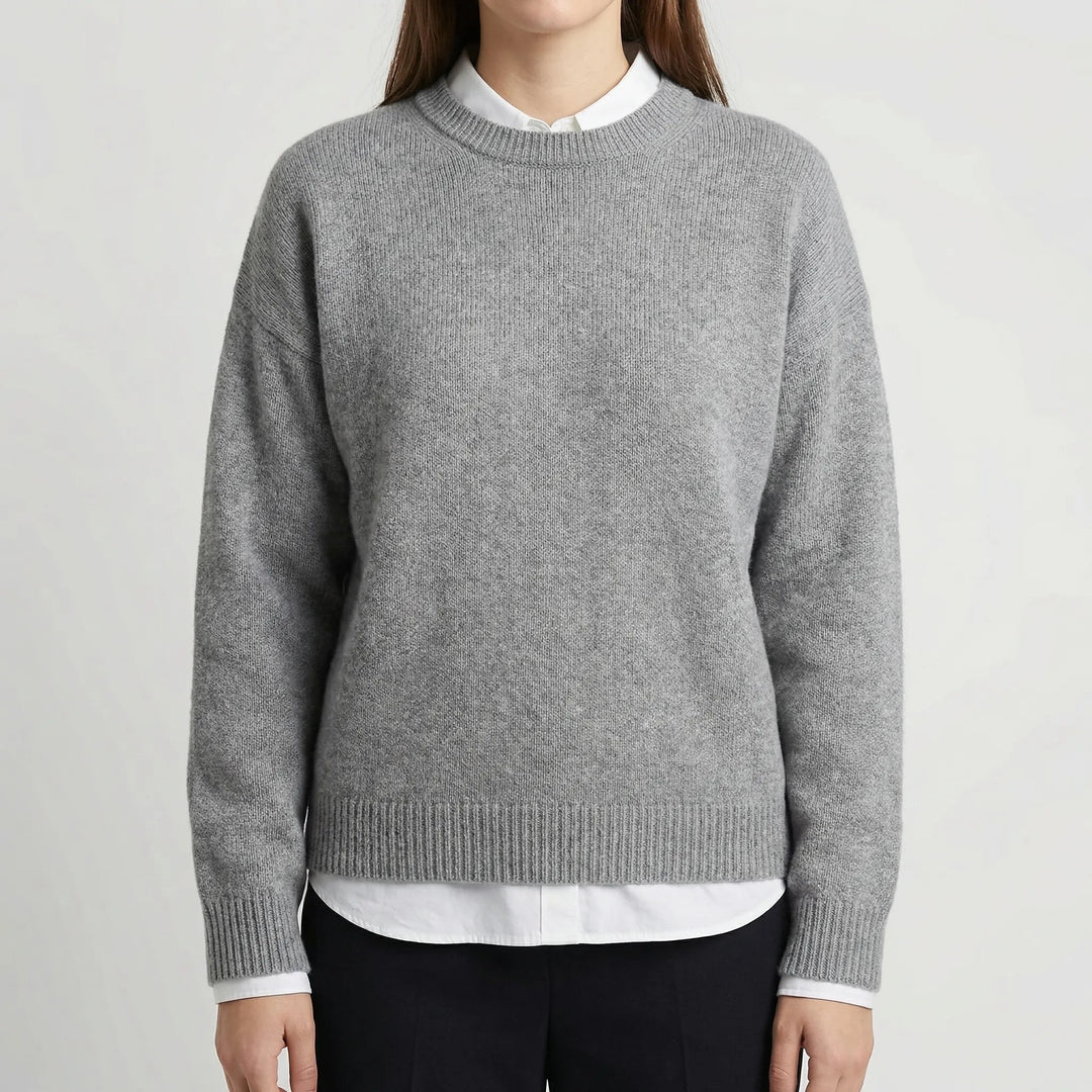 Calmette - Crew Neck Long-Sleeve Sweater