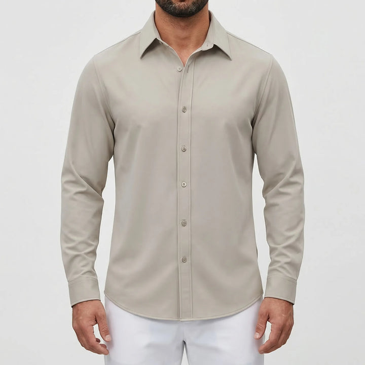 Calvrex - Long Sleeve Casual Button-Down Shirt