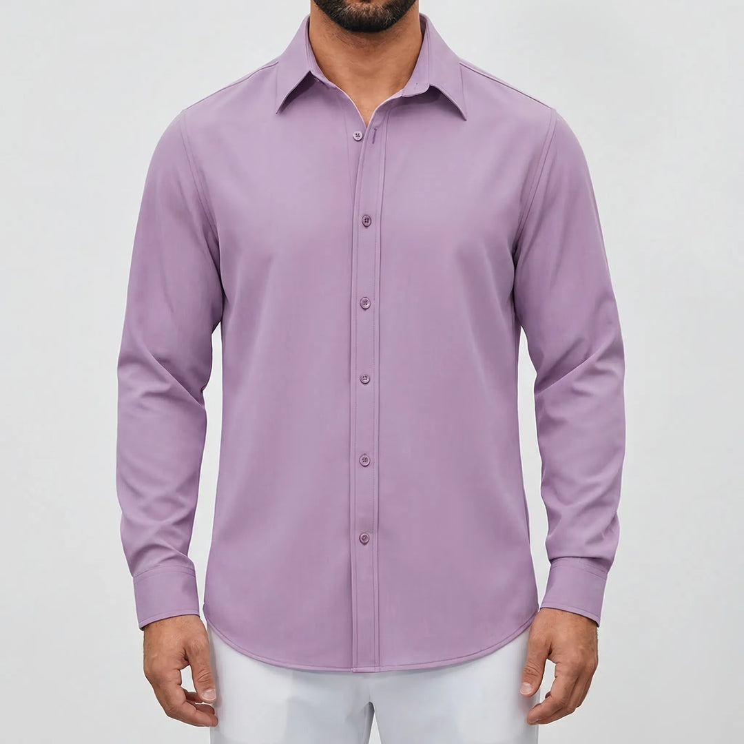 Calvrex - Long Sleeve Casual Button-Down Shirt