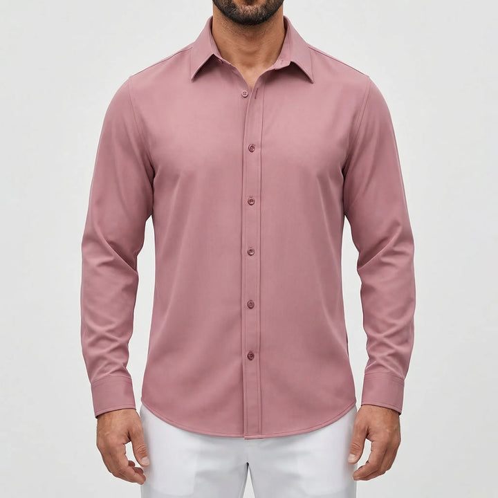 Calvrex - Long Sleeve Casual Button-Down Shirt