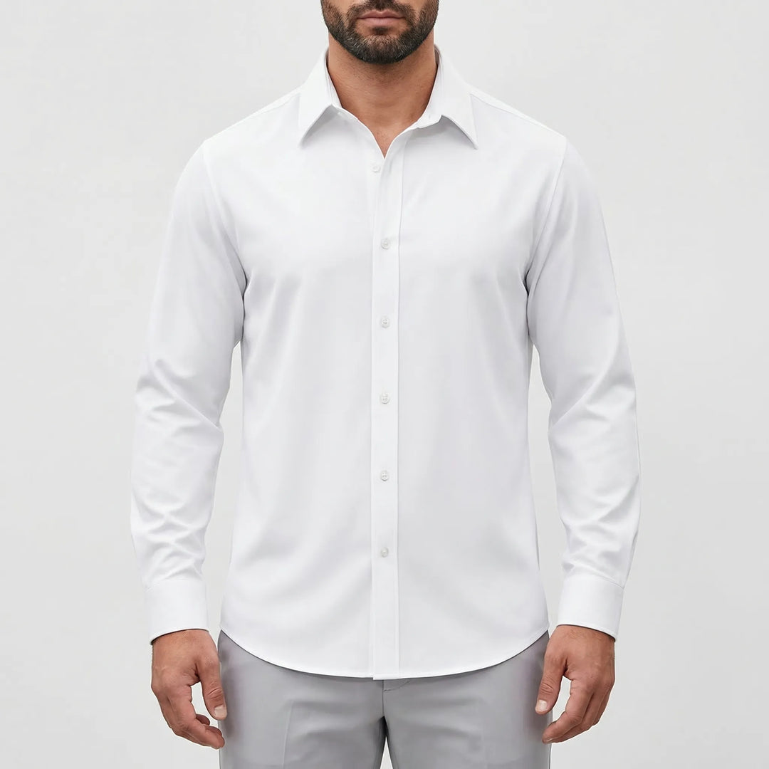 Calvrex - Long Sleeve Casual Button-Down Shirt