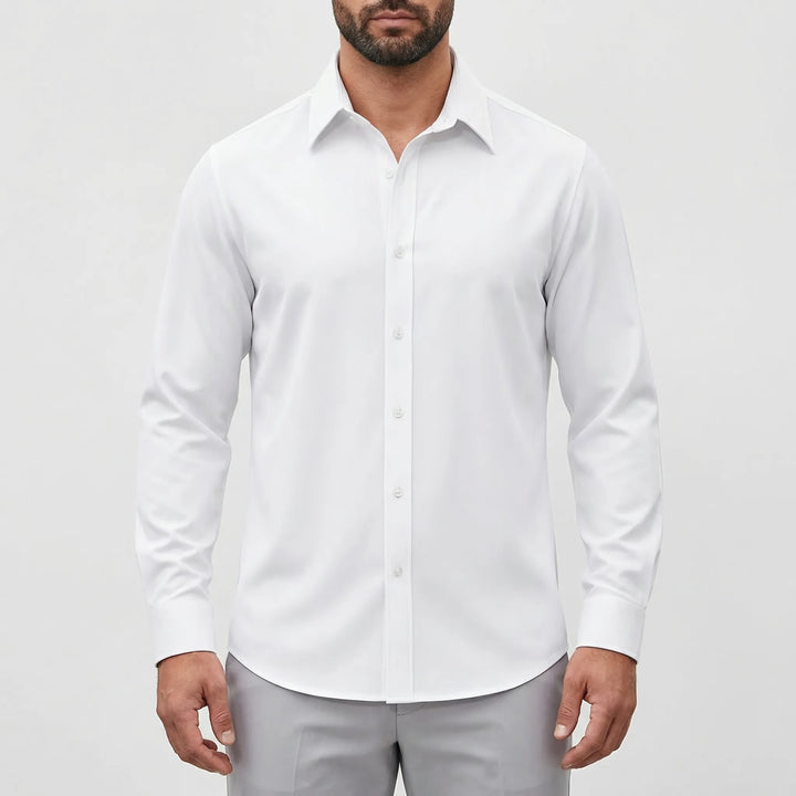 Calvrex - Long Sleeve Casual Button-Down Shirt