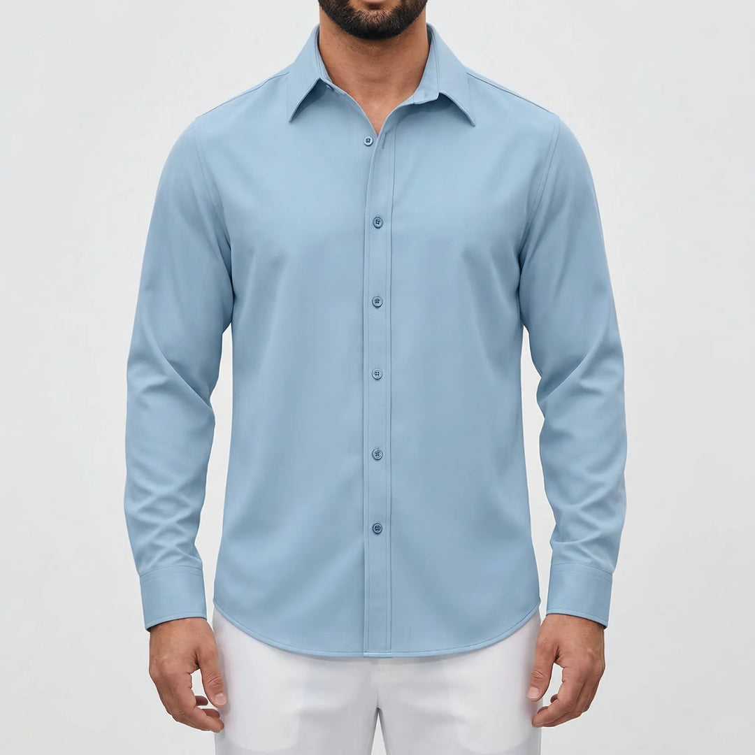 Calvrex - Long Sleeve Casual Button-Down Shirt
