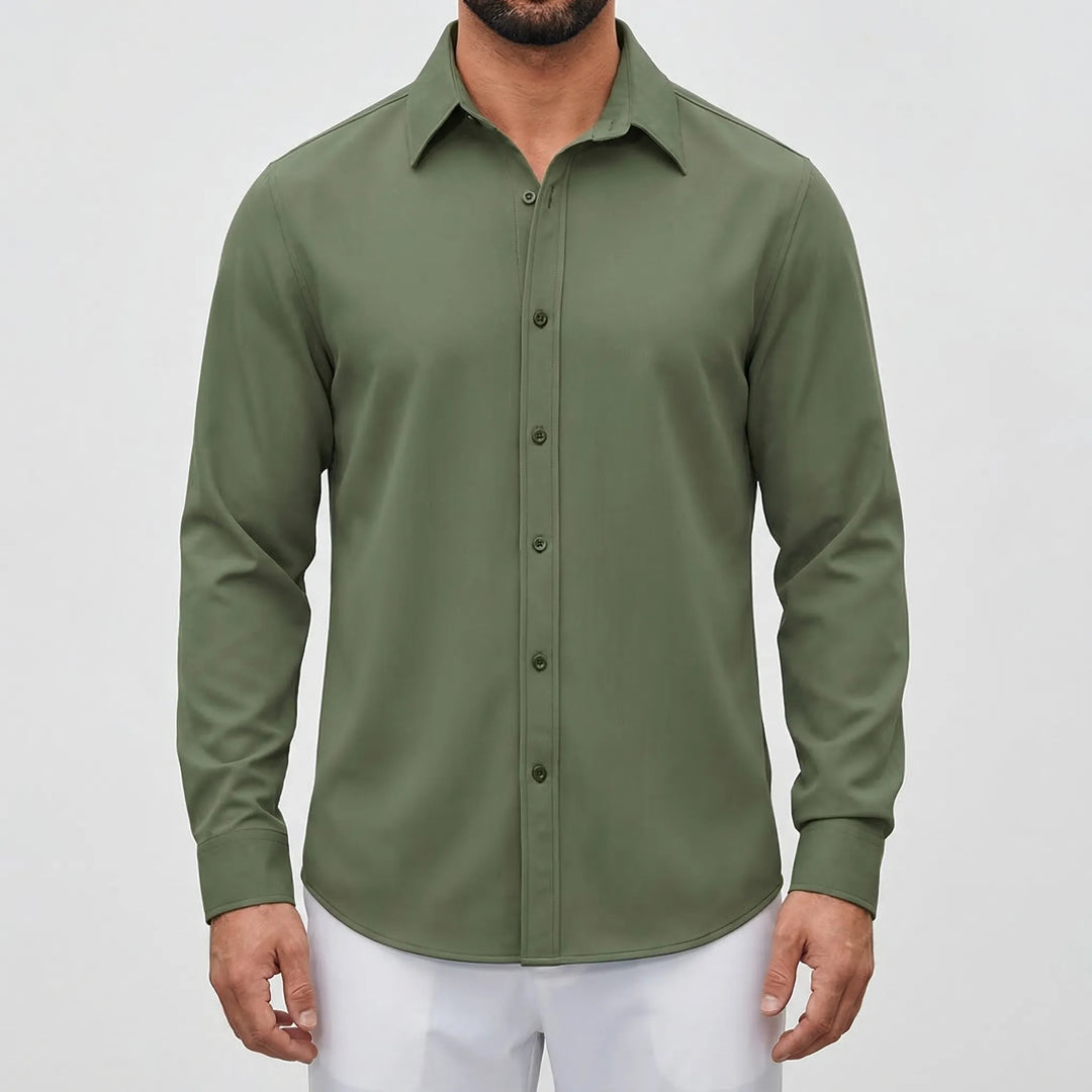 Calvrex - Long Sleeve Casual Button-Down Shirt