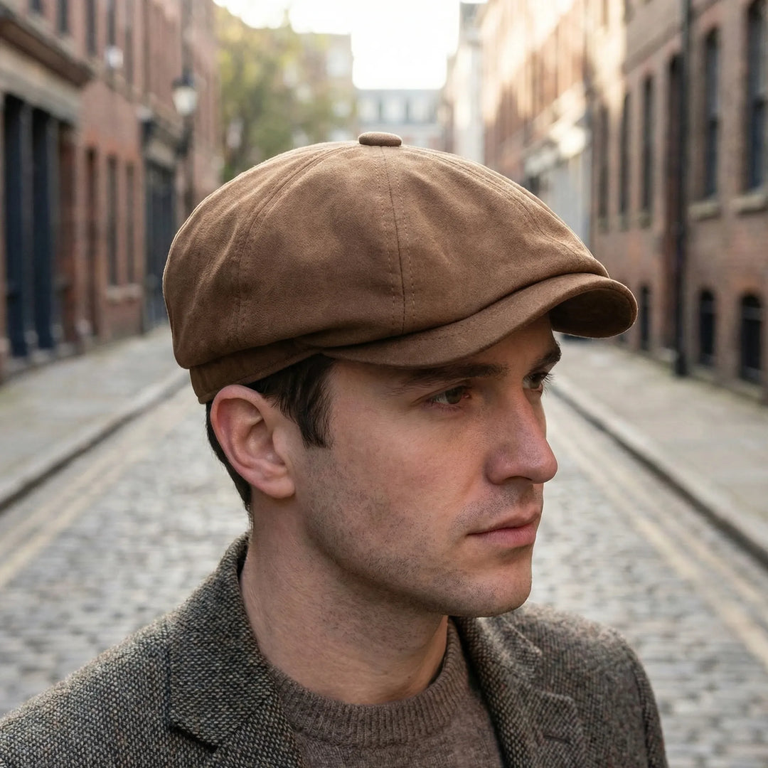 Capverno - Vintage Retro Flat Cap For Men