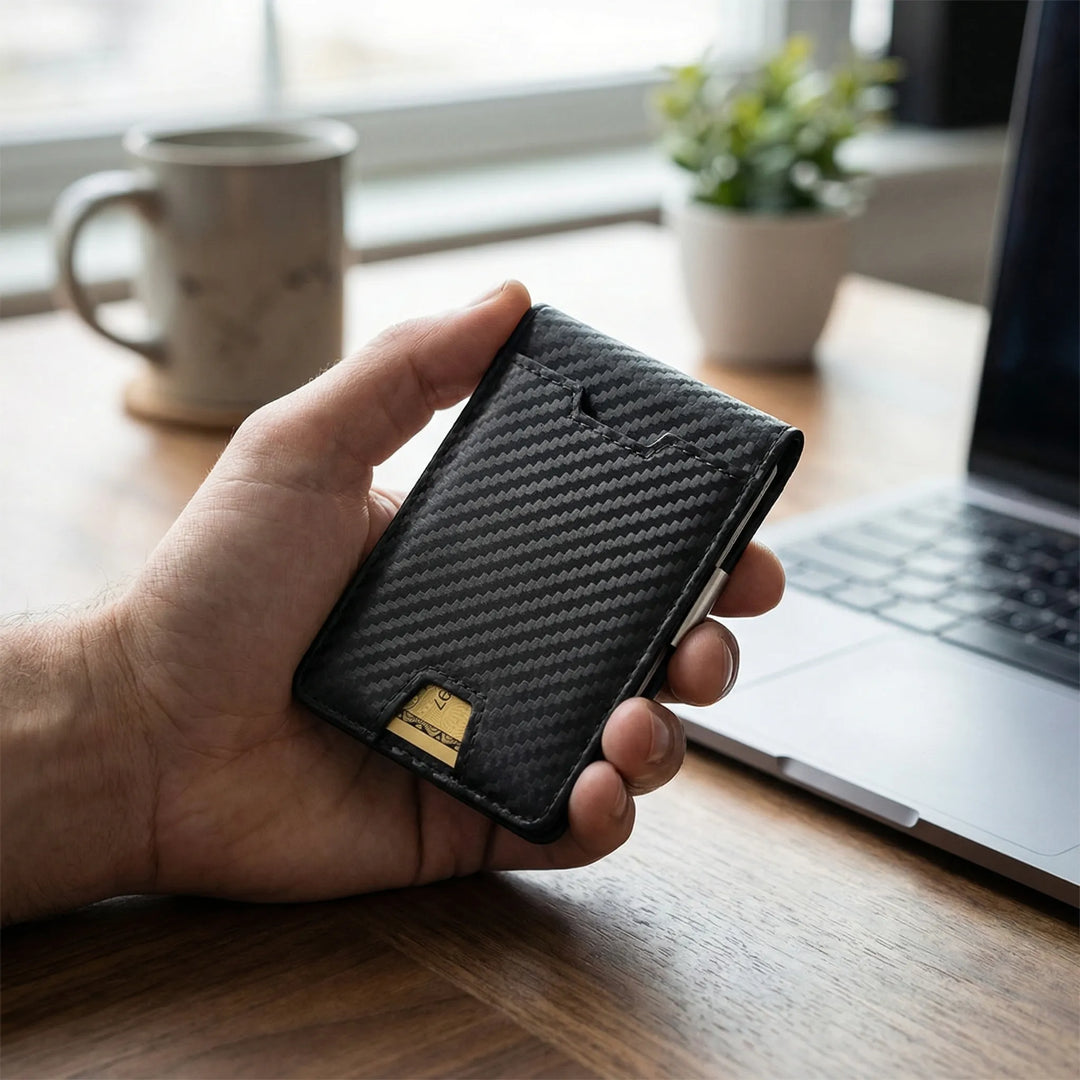 Cardura - Slim Bifold Wallet With Money Clip