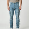 Slim Fit Stretch Cargo Jeans