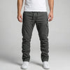 Taperade Jogger-stil Cargo Byxor för Män