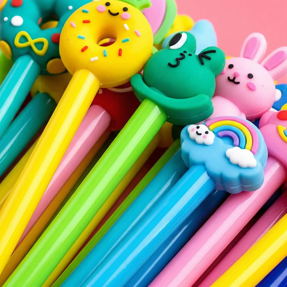 Cartoonik - Cartoon Character Gel Pen Set