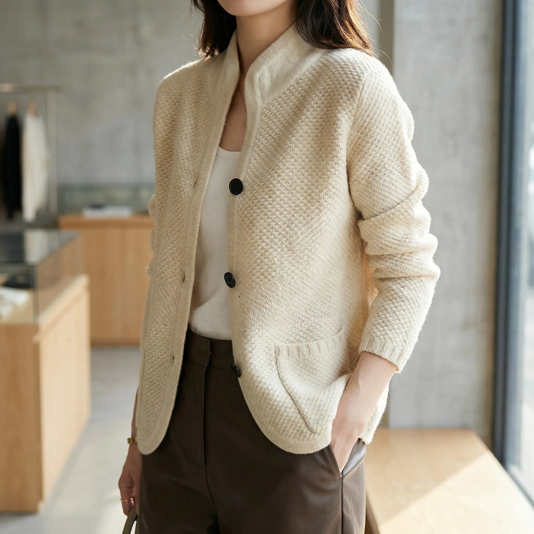 Casmelle - Slim-Fit Button-Front Cardigan