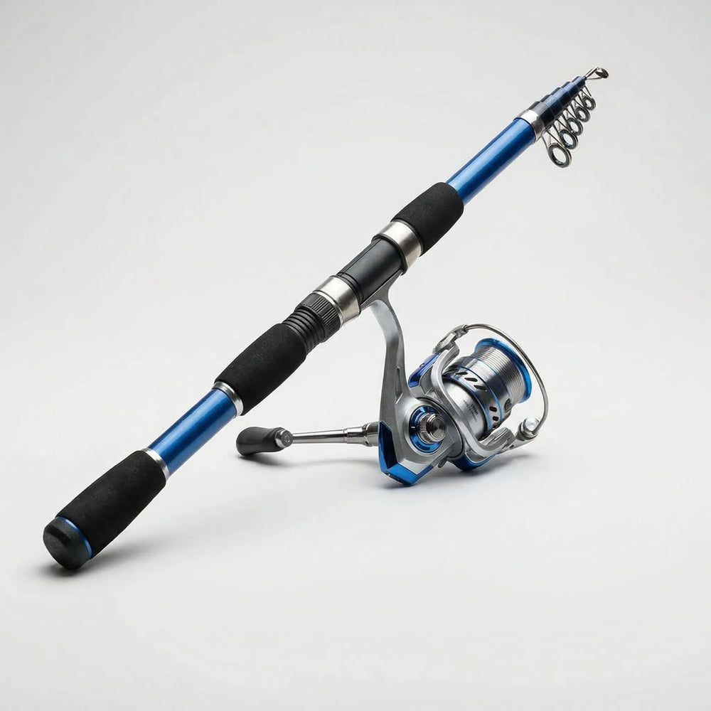 Castlyne - Telescopic Rod And Spinning Reel Combo Kit