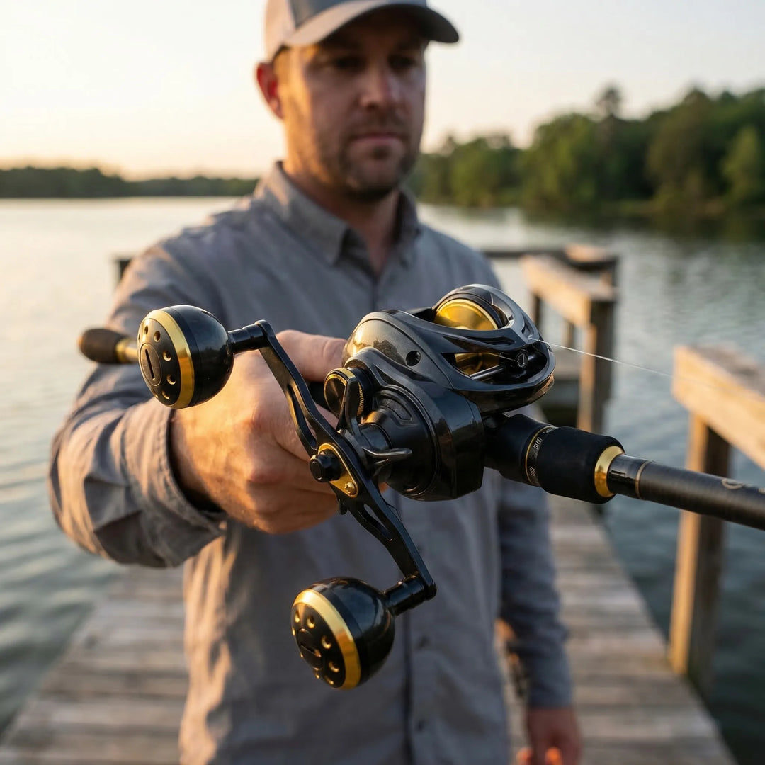 Castryke - Low-Profile Baitcasting Reel For Versatile Fishing