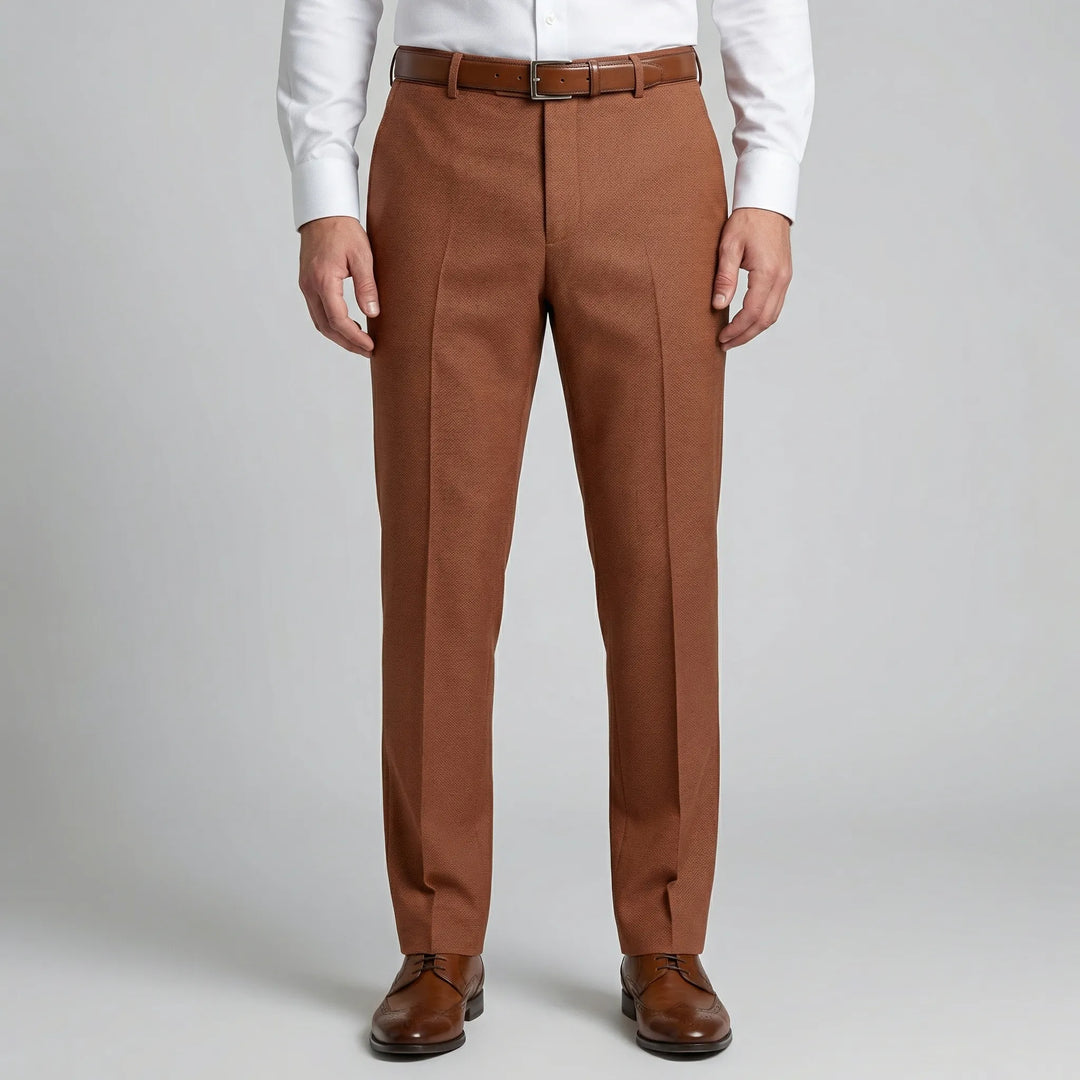 Casuave - Relaxed Fit Pleated Summer Trousers