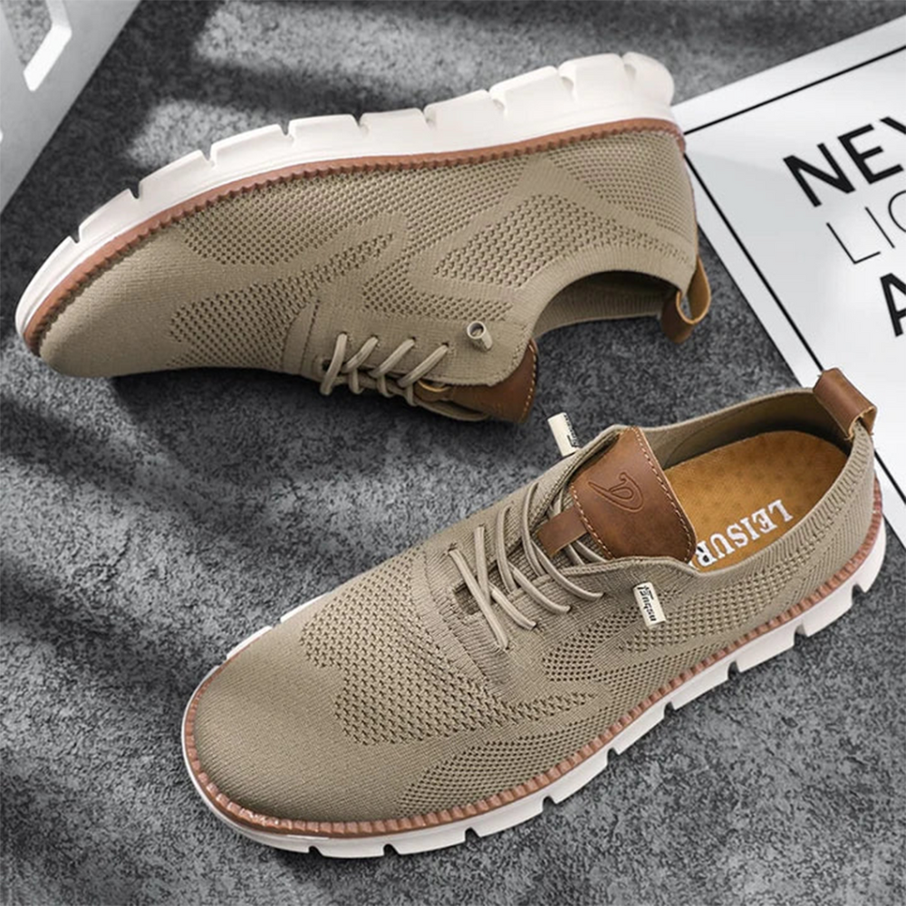 Casurek - Breathable Mesh Lace-Up Sneaker