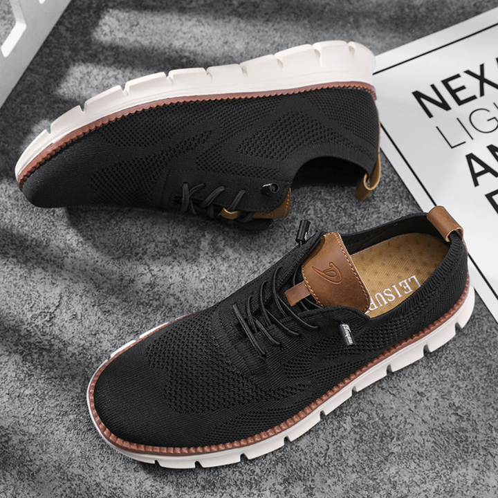 Casurek - Breathable Mesh Lace-Up Sneaker
