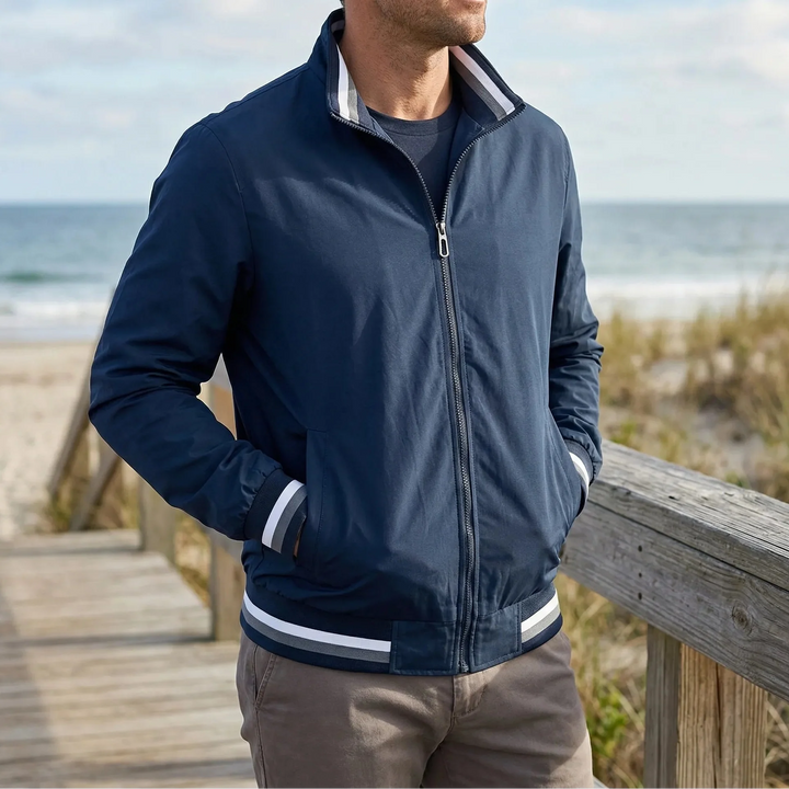 Casvero - Lightweight Full-Zip Bomber Jacket