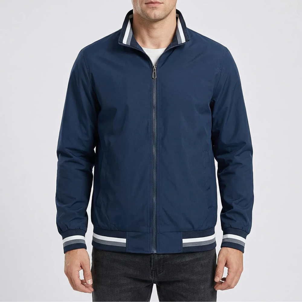Casvero - Lightweight Full-Zip Bomber Jacket