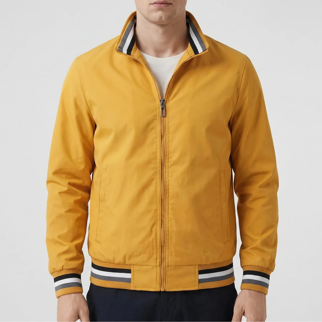 Casvero - Lightweight Full-Zip Bomber Jacket