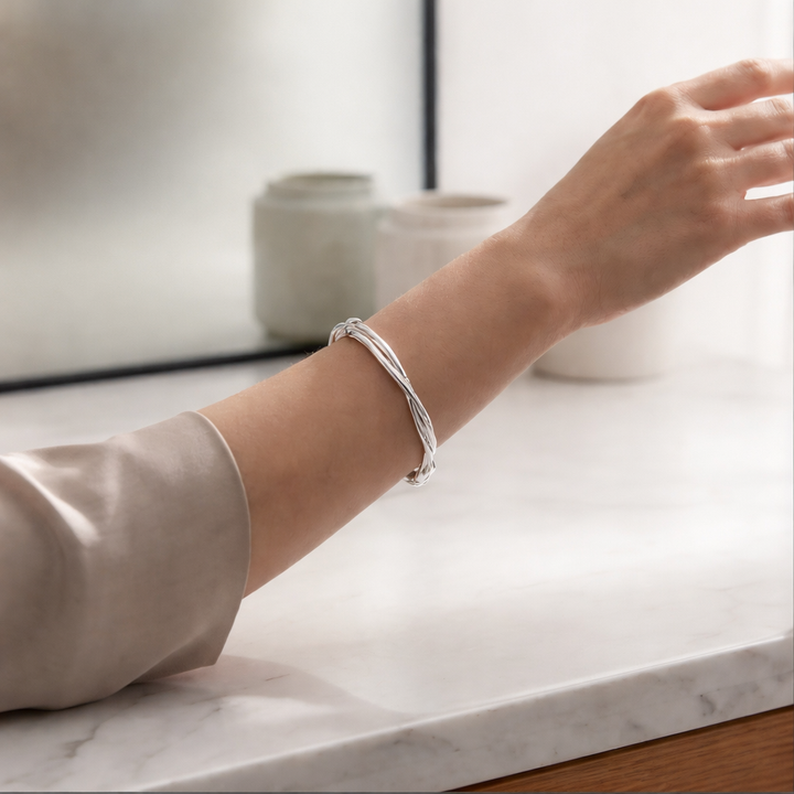 Vriden Öppen Cuff Bangle Armband