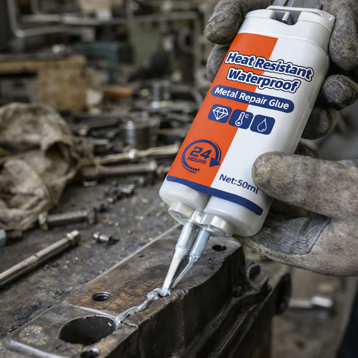 Tvådelad Vattenbeständig Metallreparationslim
