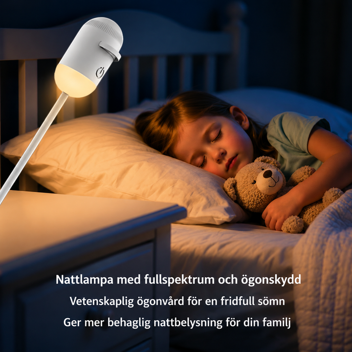 Nattlampa för sovrummet – sänglampa