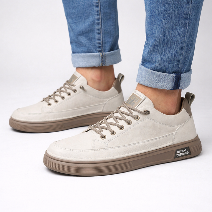 Cendrix - Låg-top Snörning Casual Sneaker för Män