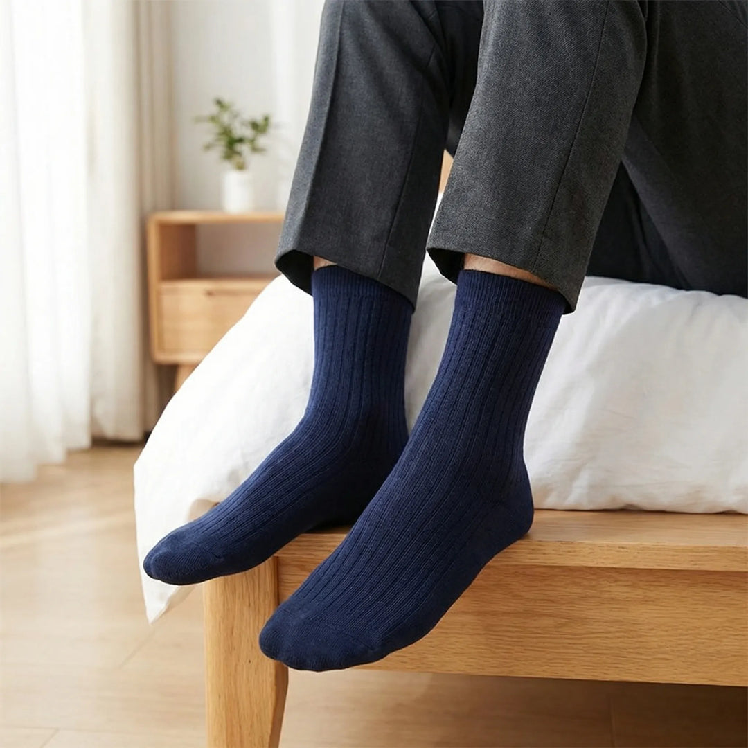 Checkford - Classic Checked Pattern Men's Crew Socks