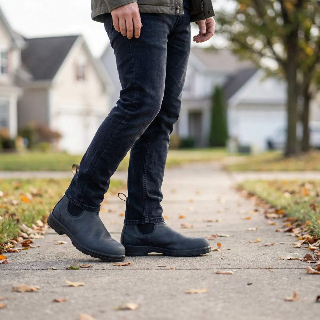 Chelsvorn - Slip-On Ankle-Height Chelsea Boot