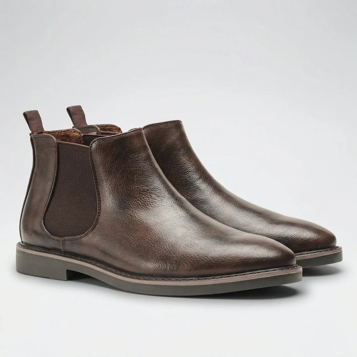 Chelvrox - Slip-On Ankle Chelsea Boot For Men
