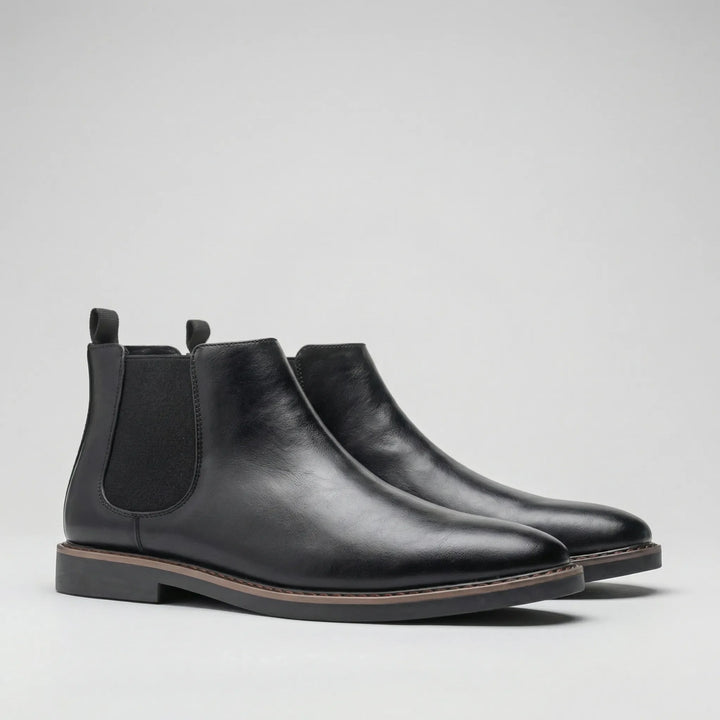Chelvrox - Slip-On Ankle Chelsea Boot For Men