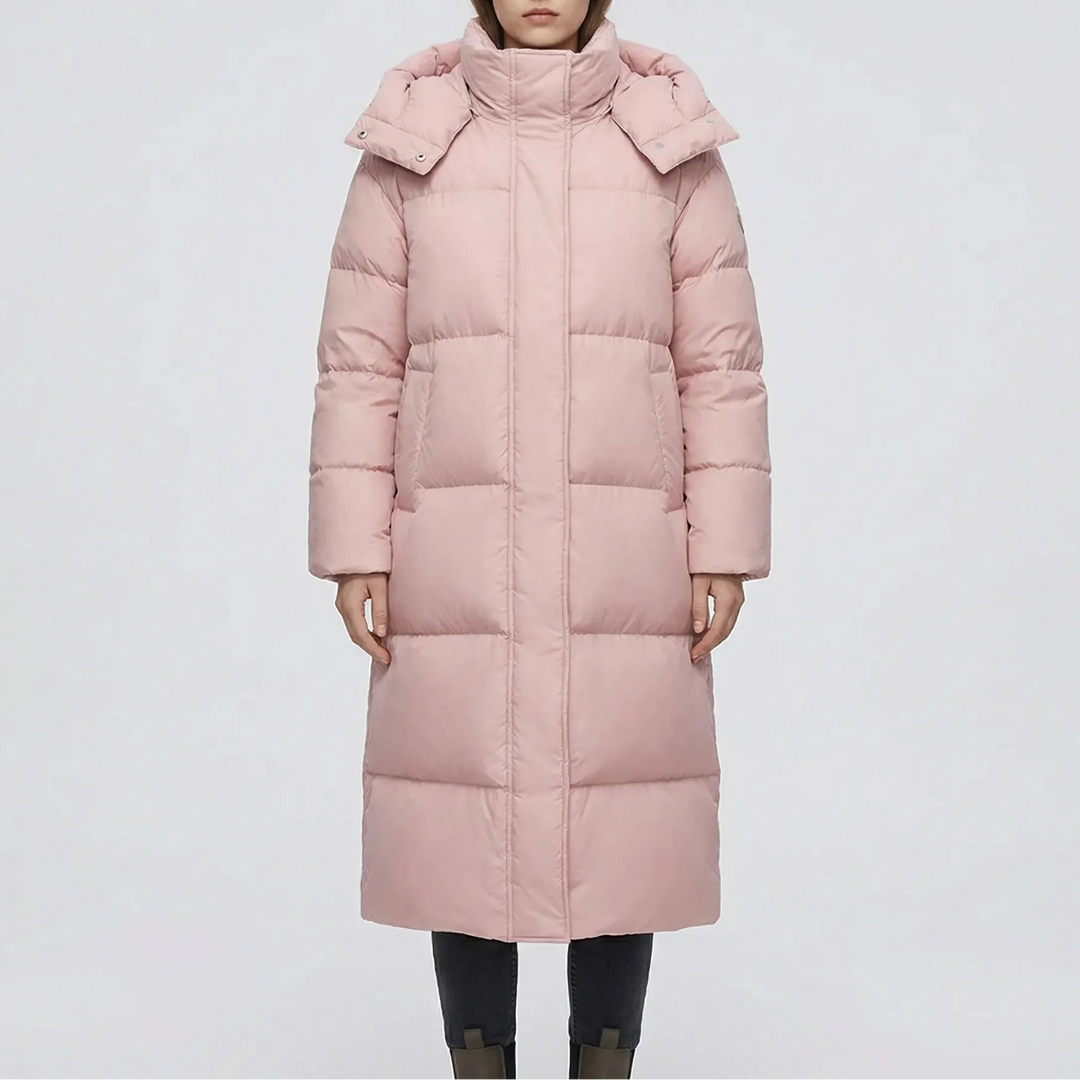 Chilluxe - Long Hooded Insulated Puffer Jacket