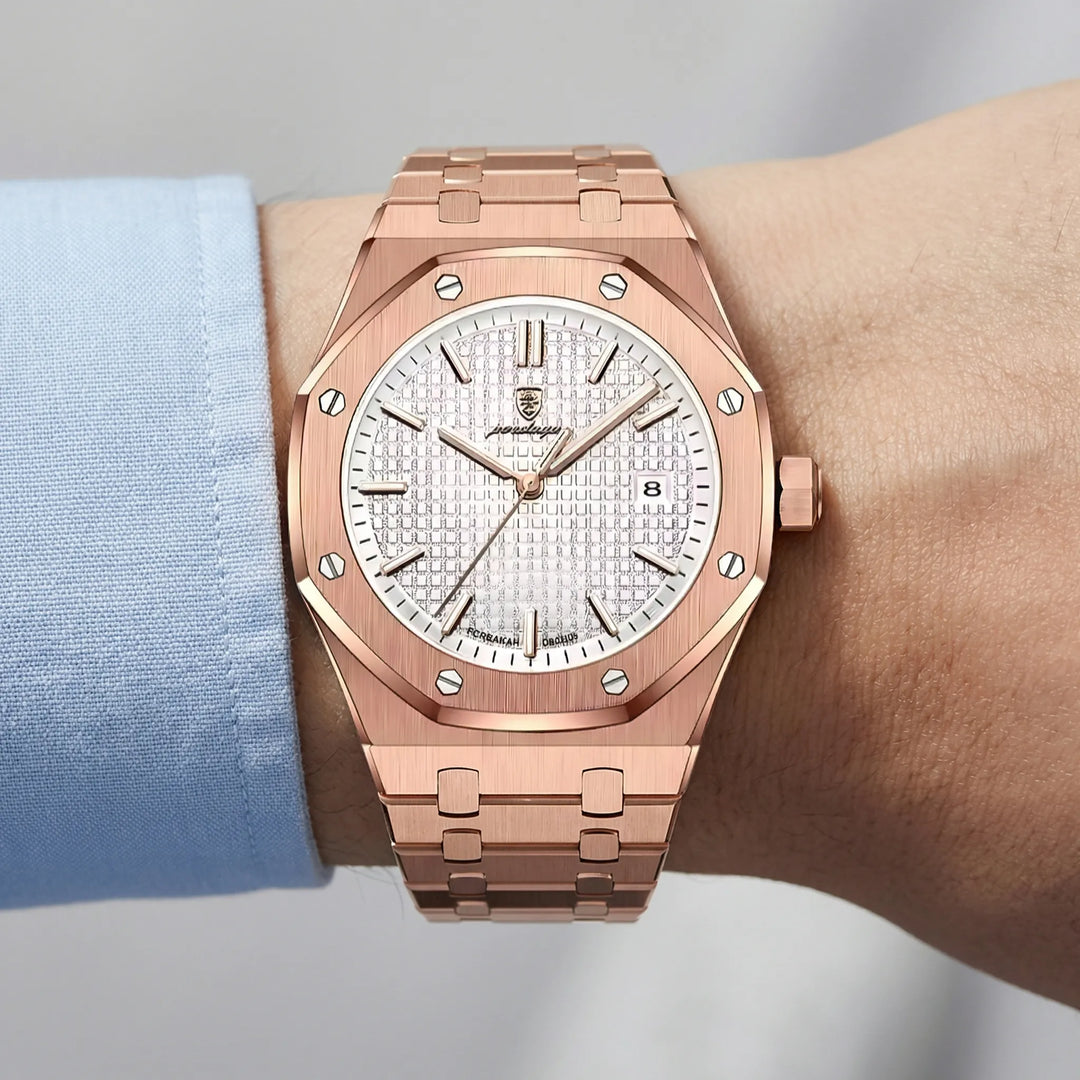 Chrondex - Octagonal Case Quartz Dress Watch