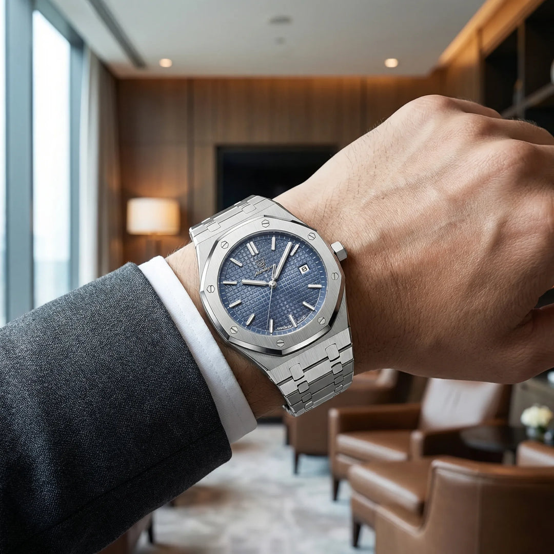 Chrondex - Octagonal Case Quartz Dress Watch