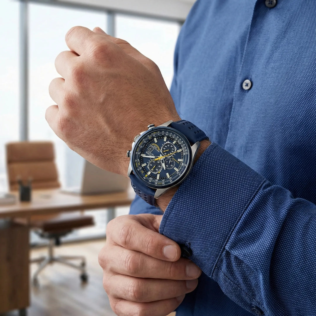 Chronvex - Round Dial Quartz Men's Watch