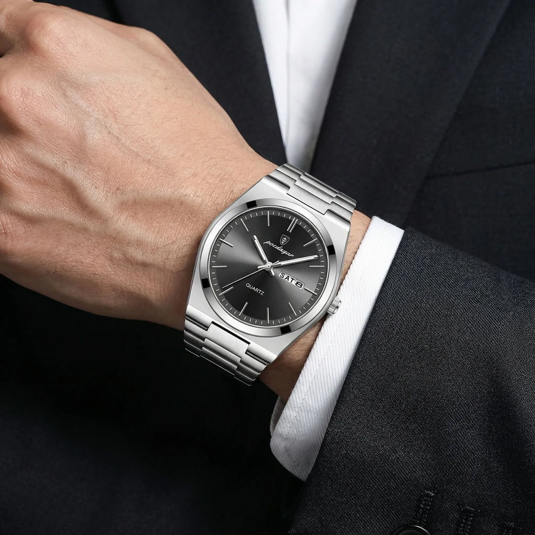Chrovalux - 41mm Classic Dial Men's Wristwatch