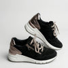 Chunky Wedge Sole Lace-Up Sneaker för Kvinnor