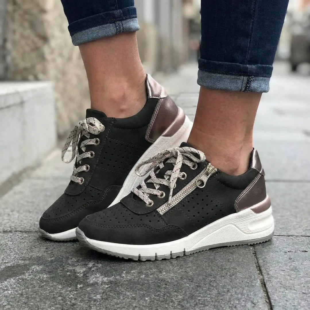 Chunkova - Chunky Wedge Sole Sneaker