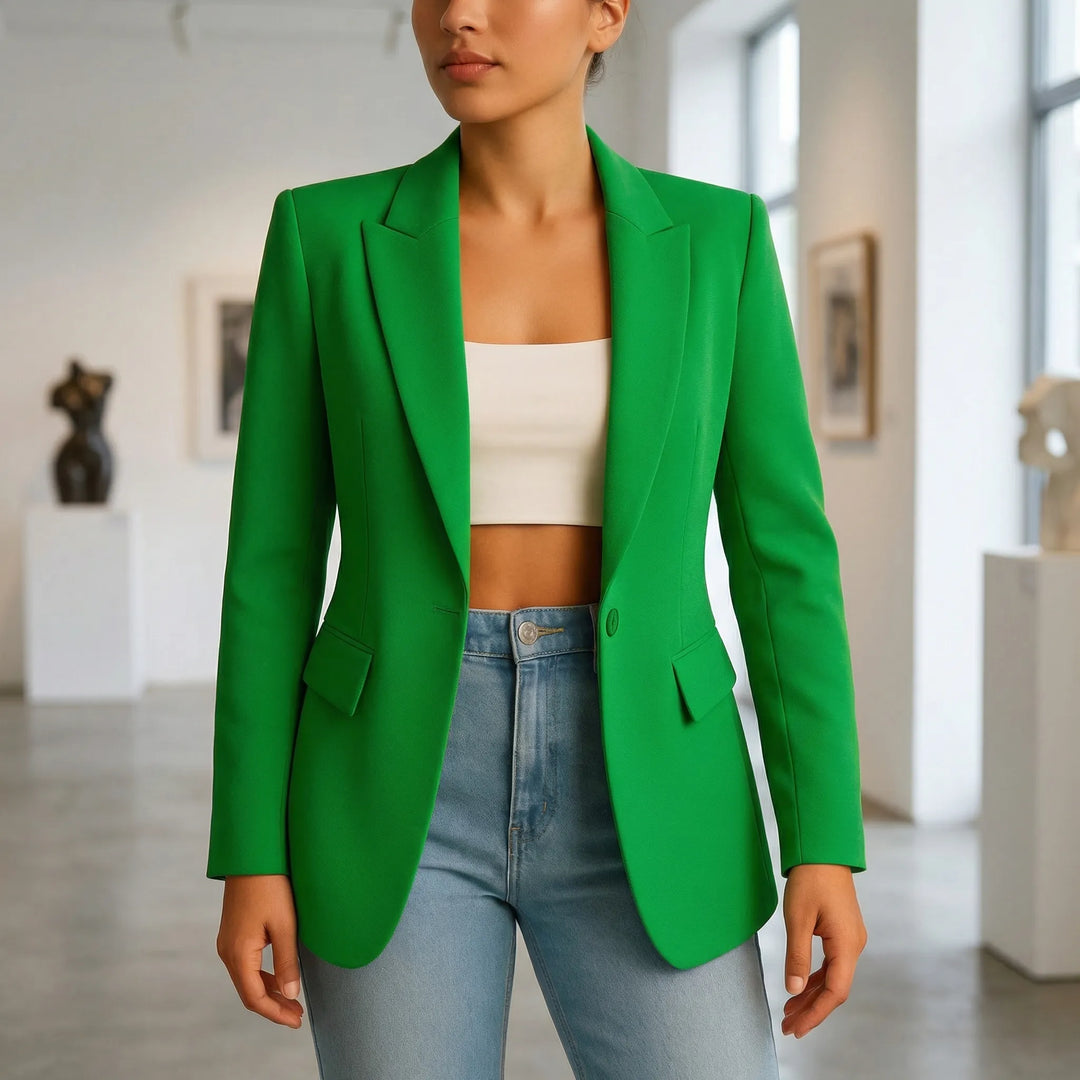 Claireux - Single-Button Structured Women's Blazer