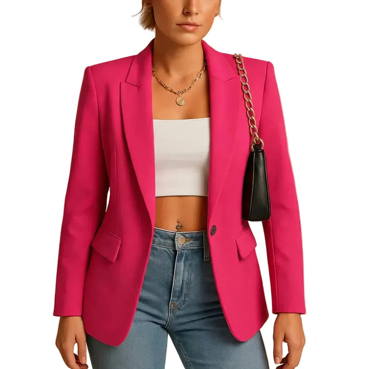 Claireux - Single-Button Structured Women's Blazer