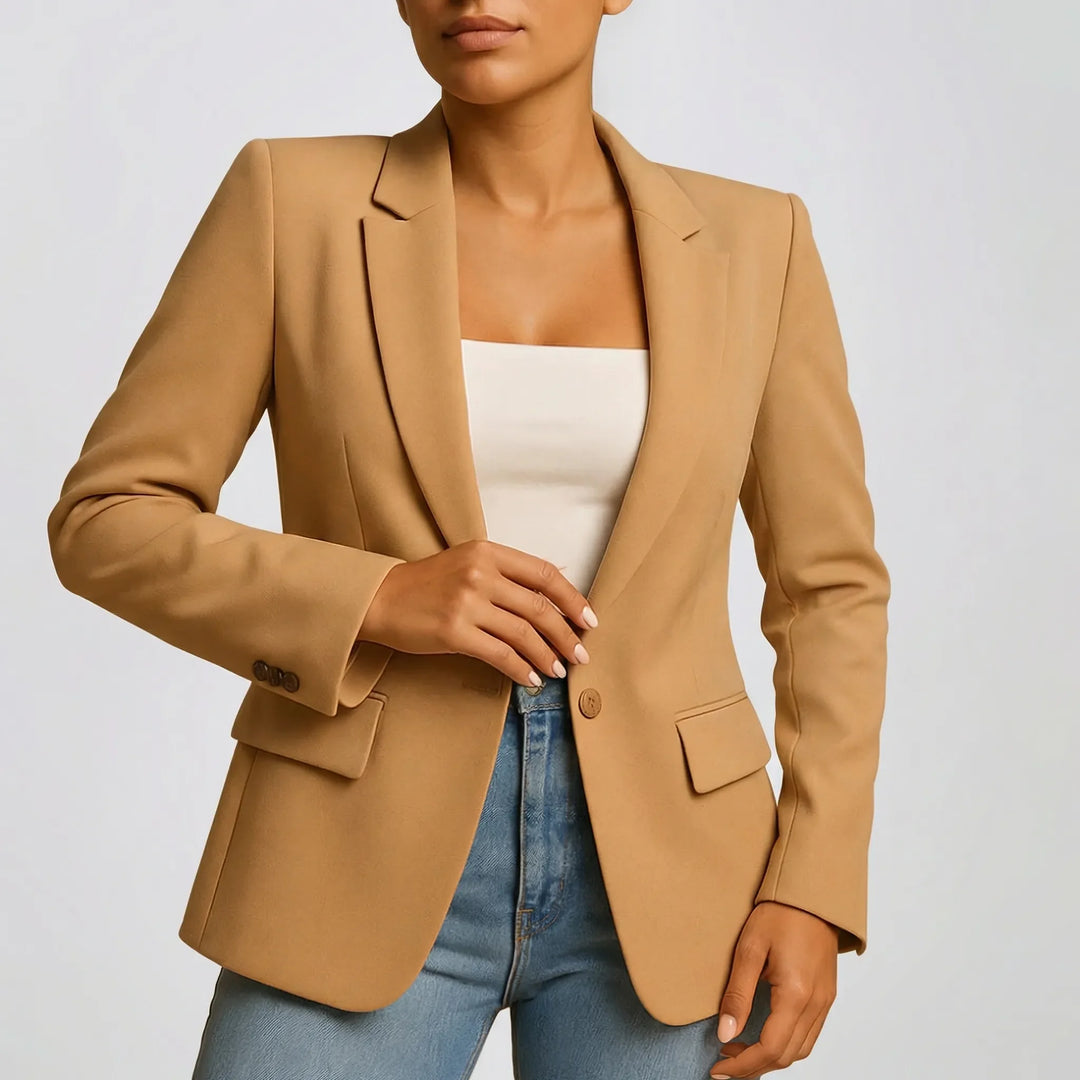 Claireux - Single-Button Structured Women's Blazer