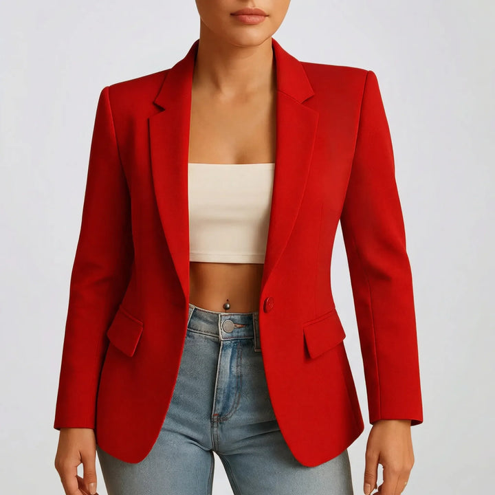 Claireux - Single-Button Structured Women's Blazer