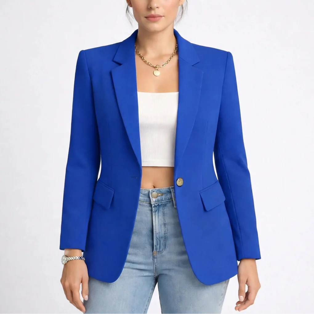 Claireux - Single-Button Structured Women's Blazer