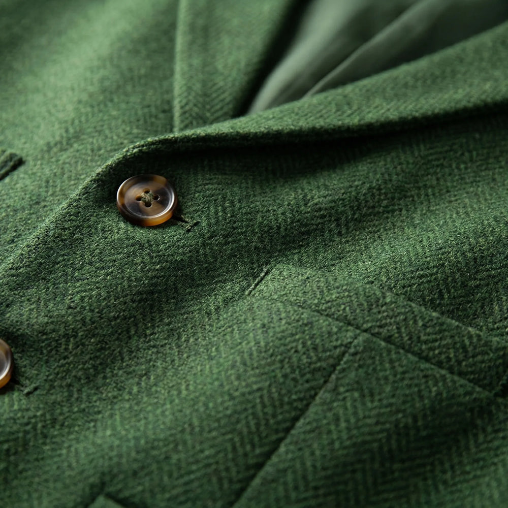 Clapton - Five-Button Herringbone Suit Vest