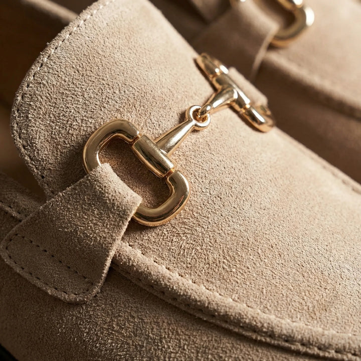 Clarenvo - Horsebit Detail Slip-On Loafer