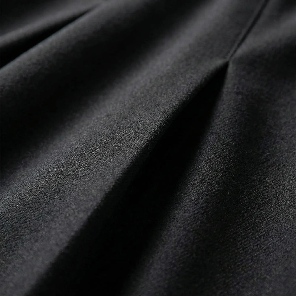 Clarette - High-Waist Pleated Midi Skirt