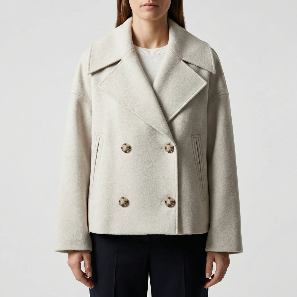Claretton - Double-Breasted Short Waist Coat
